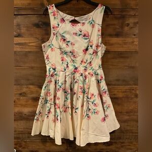LC Lauren Conrad Floral Watercolor Print Dress Spring/Summer Juniors or Missy 14